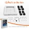Pyle Pyle Anti-Theft Tablet Security Case Holder - 11 Inch Metal Wall Mount Tablet Kiosk, Lock & Key, Vesa PSPADLKW08W - alternate 8